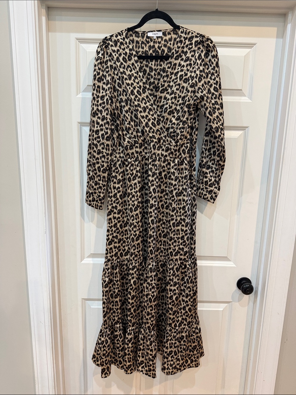 SUNCOO Leopard-Print Maxi Dress